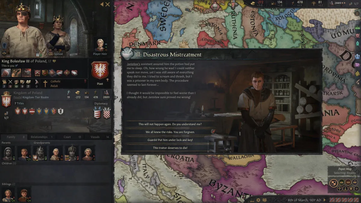 Crusader Kings 3 Spiel Screenshot Paradox