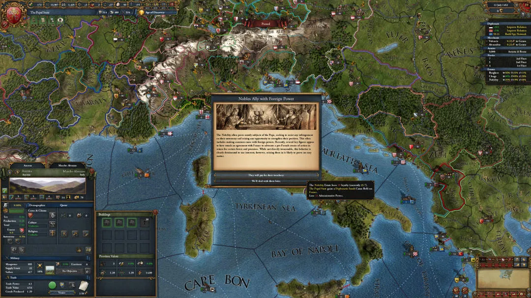 Europa Universalis 4 Spiel Screenshot Paradox