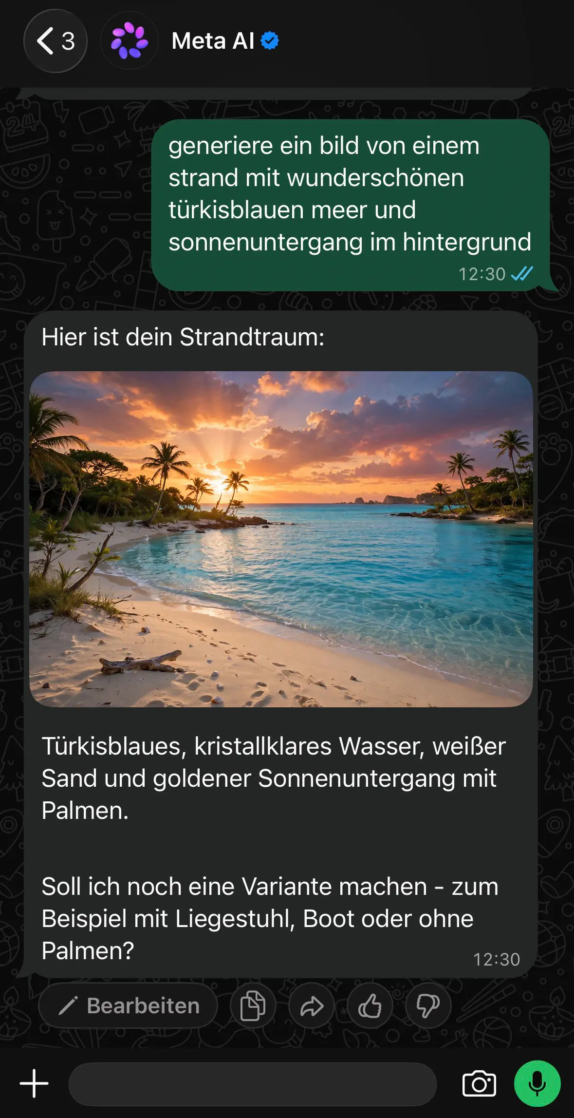 2026 09 18 Test Meta AI in WhatsApp